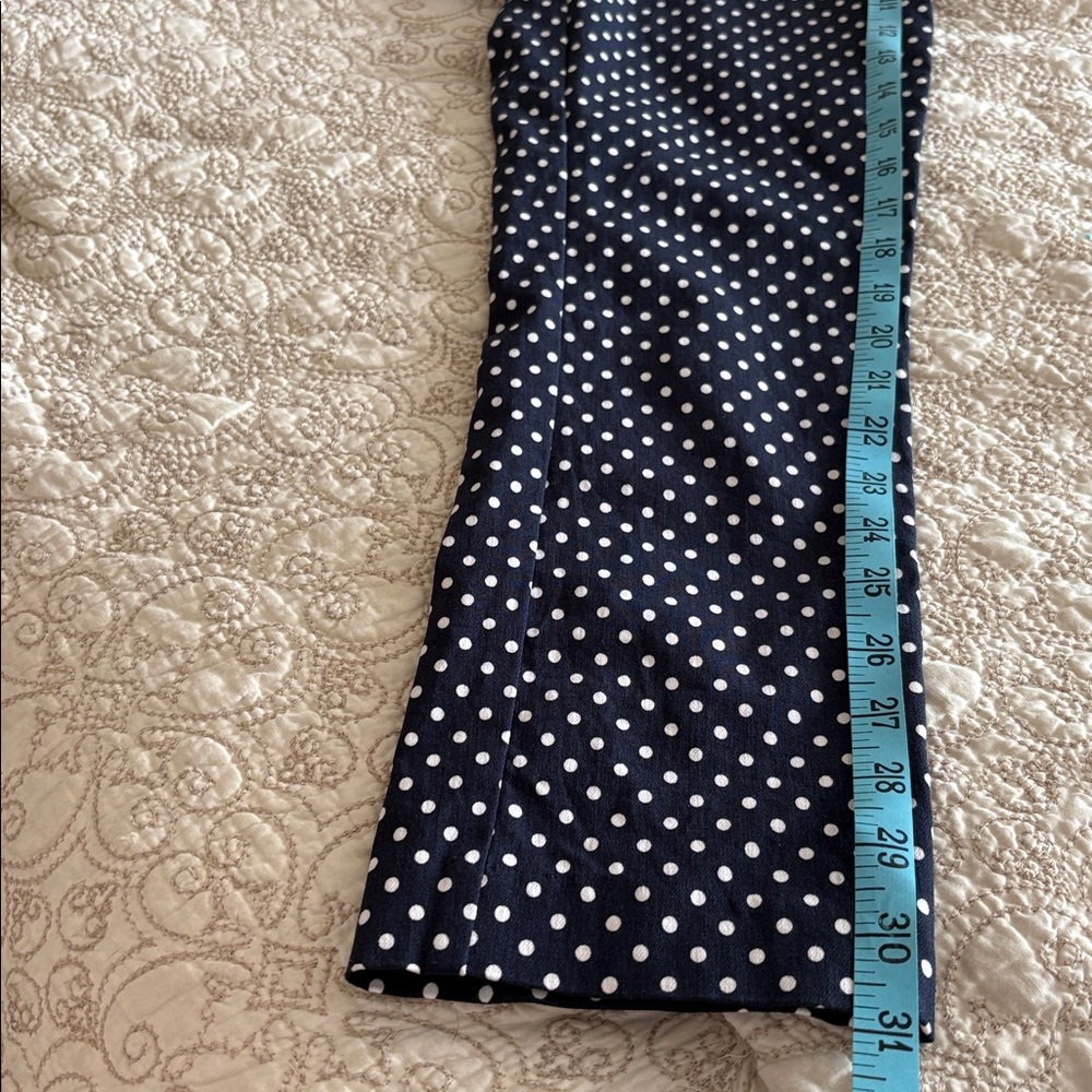 JULES & LEOPOLD Navy Polka Dot Pants - Picture 12 of 15
